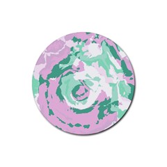Abstract Art Rubber Coaster (round) 