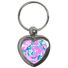 Abstract Art Key Chains (heart)  by ValentinaDesign