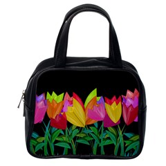 Tulips Classic Handbags (one Side) by ValentinaDesign