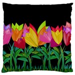 Tulips Large Cushion Case (One Side) Front