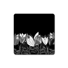 Tulips Square Magnet