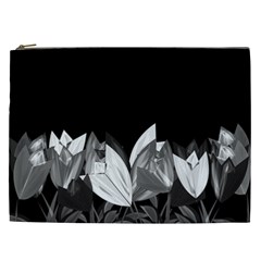 Tulips Cosmetic Bag (xxl)  by ValentinaDesign