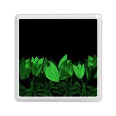 Tulips Memory Card Reader (square)  by ValentinaDesign