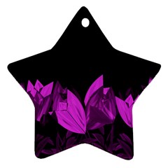 Tulips Star Ornament (two Sides) by ValentinaDesign