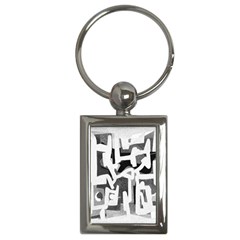 Abstract Art Key Chains (rectangle) 