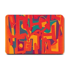 Abstract Art Small Doormat  by ValentinaDesign