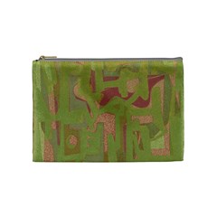 Abstract Art Cosmetic Bag (medium)  by ValentinaDesign