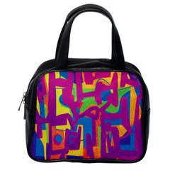 Abstract Art Classic Handbags (one Side) by ValentinaDesign