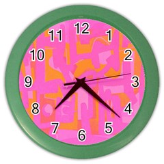 Abstract Art Color Wall Clocks