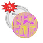 Abstract art 2.25  Buttons (10 pack)  Front