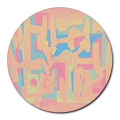 Abstract art Round Mousepads