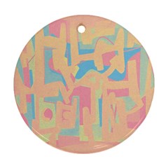 Abstract art Ornament (Round)