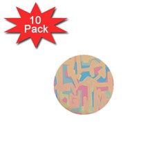 Abstract art 1  Mini Buttons (10 pack) 