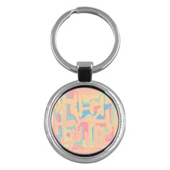 Abstract art Key Chains (Round) 