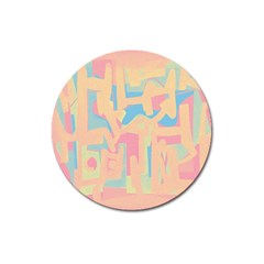 Abstract art Magnet 3  (Round)