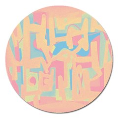 Abstract art Magnet 5  (Round)