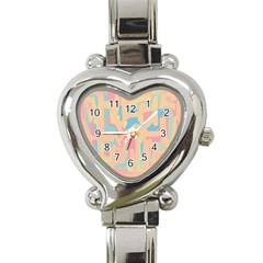 Abstract art Heart Italian Charm Watch