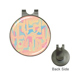 Abstract art Hat Clips with Golf Markers