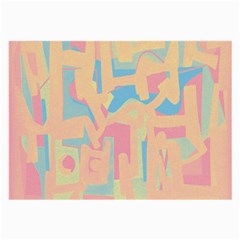 Abstract art Large Glasses Cloth