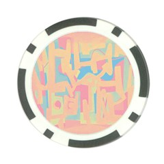 Abstract art Poker Chip Card Guard