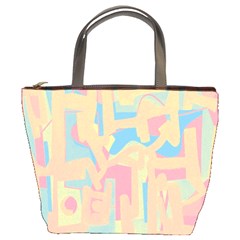 Abstract art Bucket Bags