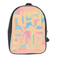 Abstract art School Bags(Large) 