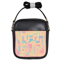 Abstract art Girls Sling Bags