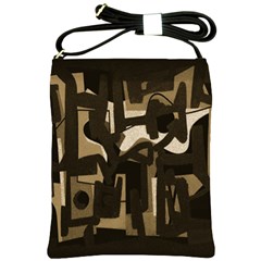 Abstract Art Shoulder Sling Bags by ValentinaDesign