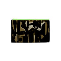 Abstract Art Cosmetic Bag (xs) by ValentinaDesign