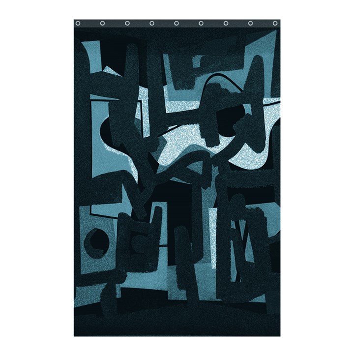 Abstract art Shower Curtain 48  x 72  (Small) 