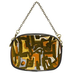 Abstract Art Chain Purses (two Sides)  by ValentinaDesign