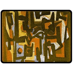 Abstract Art Fleece Blanket (large) 