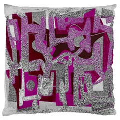 Abstract Art Large Flano Cushion Case (one Side) by ValentinaDesign