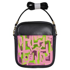 Abstract Art Girls Sling Bags by ValentinaDesign