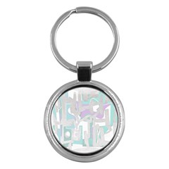 Abstract Art Key Chains (round) 