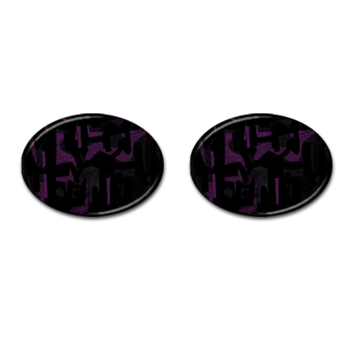 Abstract art Cufflinks (Oval)