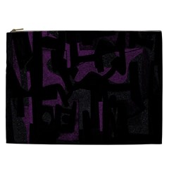 Abstract Art Cosmetic Bag (xxl)  by ValentinaDesign