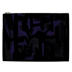 Abstract Art Cosmetic Bag (xxl)  by ValentinaDesign