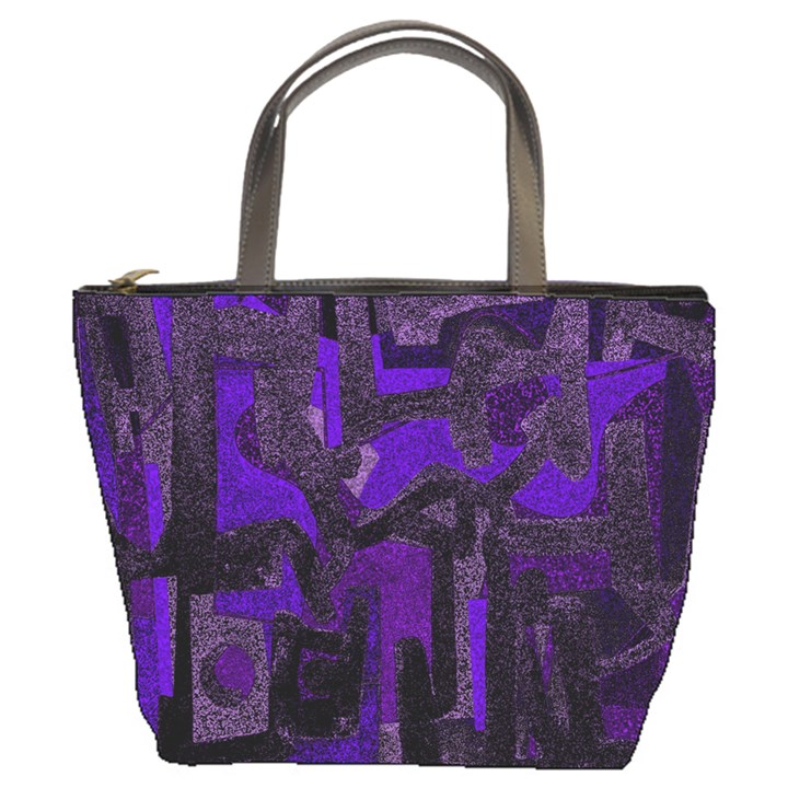 Abstract art Bucket Bags