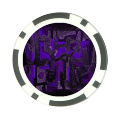 Abstract Art Poker Chip Card Guard (10 Pack) by ValentinaDesign