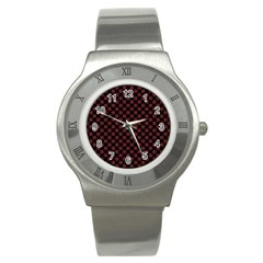 Pattern Stainless Steel Watch