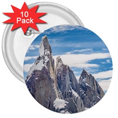 Cerro Torre Parque Nacional Los Glaciares  Argentina 3  Buttons (10 Pack)  by dflcprints
