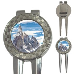 Cerro Torre Parque Nacional Los Glaciares  Argentina 3-in-1 Golf Divots by dflcprints