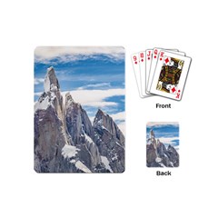 Cerro Torre Parque Nacional Los Glaciares  Argentina Playing Cards (mini)  by dflcprints