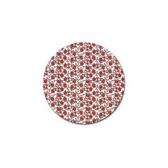 Roses Pattern Golf Ball Marker (10 Pack) by Valentinaart