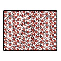 Roses Pattern Double Sided Fleece Blanket (small)  by Valentinaart