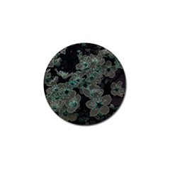 Glowing Flowers In The Dark C Golf Ball Marker (4 pack)