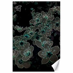 Glowing Flowers In The Dark C Canvas 20  x 30  