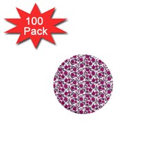 Roses Pattern 1  Mini Buttons (100 Pack)  by Valentinaart