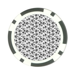 Roses pattern Poker Chip Card Guard